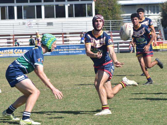 Rockhampton District Junior Rugby League CQ Club Challenge, under-15, Blackwater Crushers versus Brothers White, Browne Park, June 24, 2023.