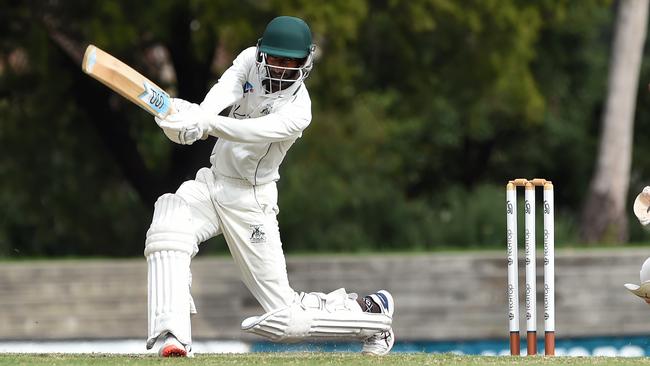 Tim Sugumar in action for Bayswater.