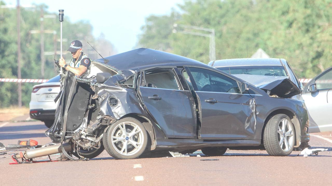 Sally Steers died at the scene of the Humpty Doo crash in 2021. Picture: Glenn Campbell