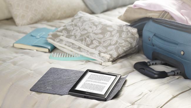 Fresh look ... The Kobo Glo HD e-book reader boasts a better screen resolution than its predecessor.