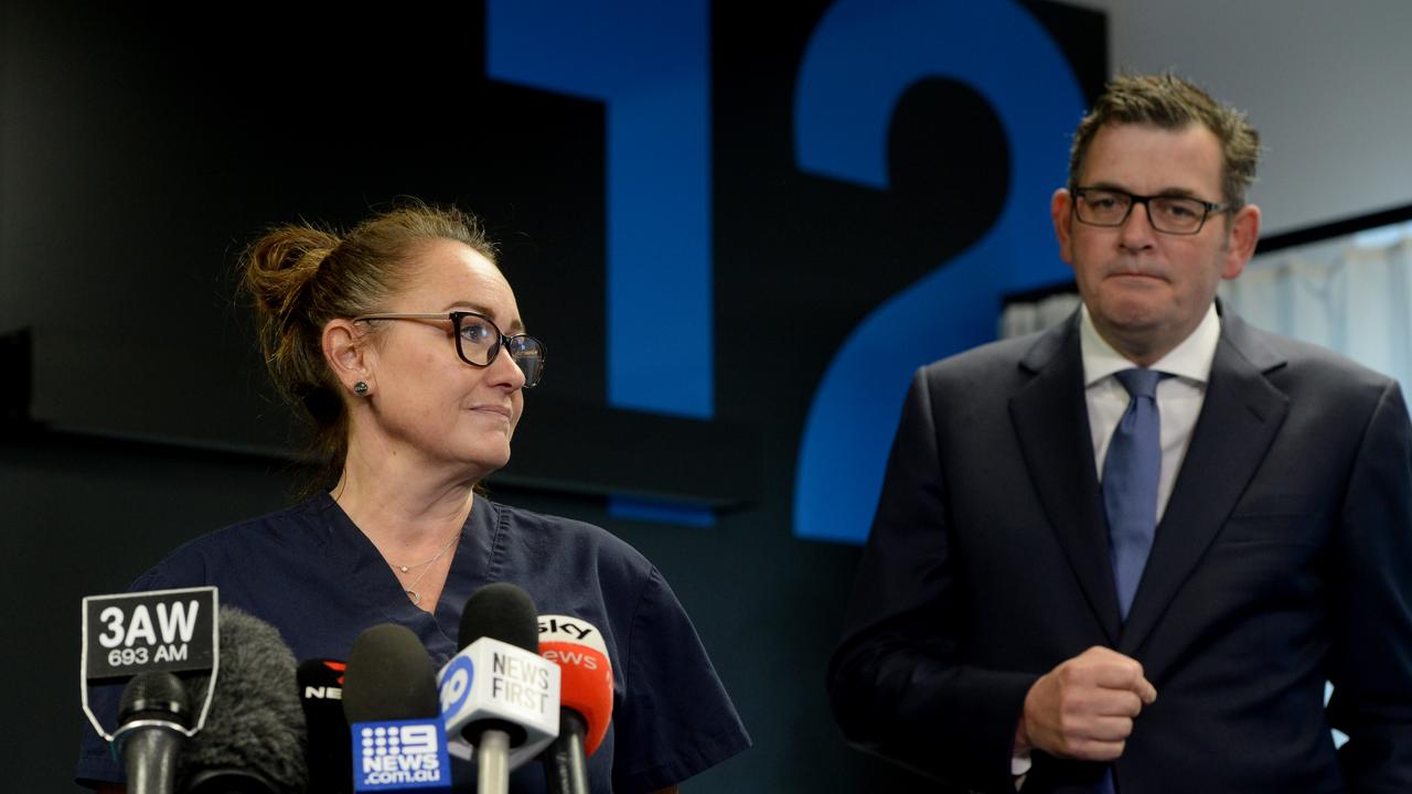 Susan Harding, Royal Melbourne Hospital Nurse Unit Manager, said nurses were still under pressure. Picture: NCA NewsWire / Andrew Henshaw