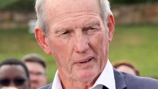 Dolphins coach Wayne Bennett is struggling to find recruits. Picture: Steve Pohlner