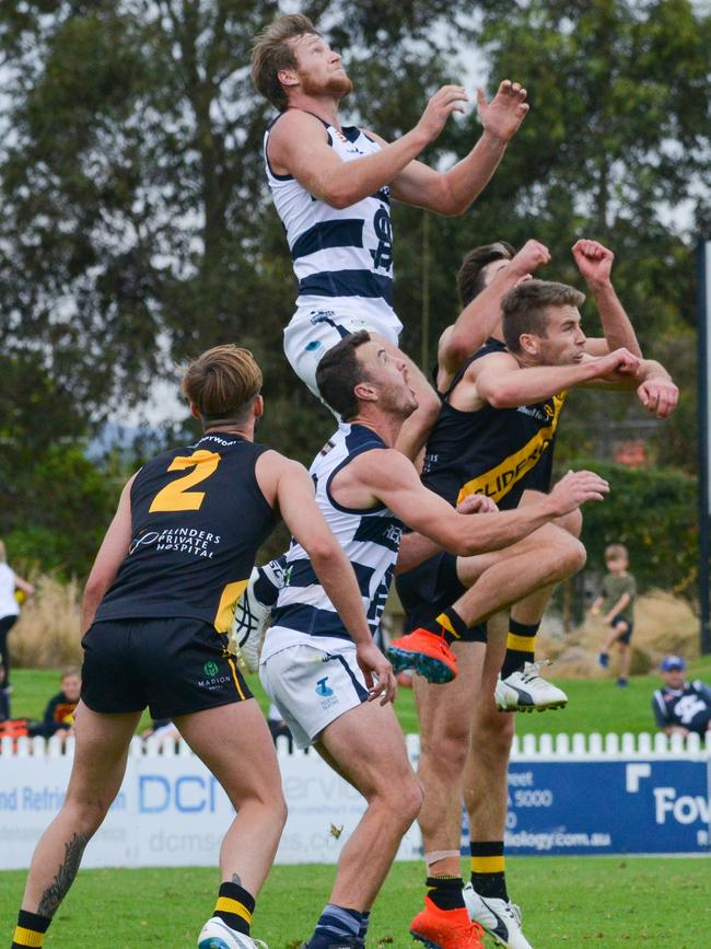 Jayden Hall and the Panthers flew high for much of the game. Picture: Brenton Edwards/AAP