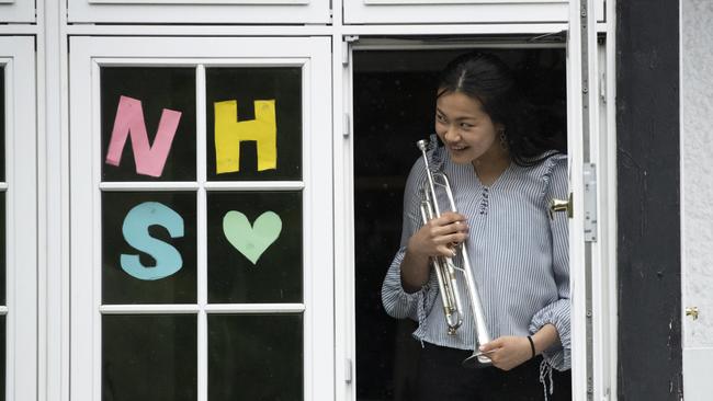 National Youth Orchestra of Great Britain trumpet player Tian Hsu. Picture: AP