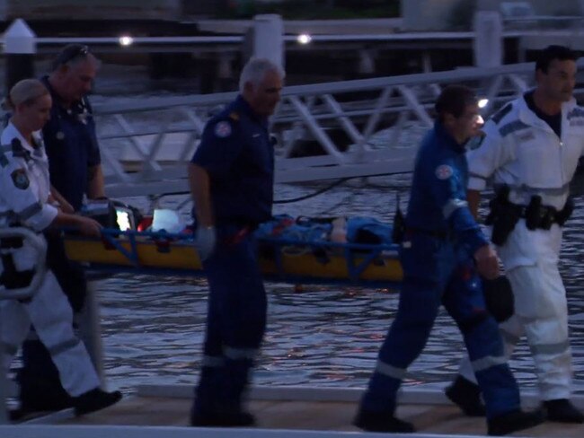 Paramedics and doctors fought hard to save Lauren’s life and leg, even flying extra blood to the jetty before moving her. Picture: On Scene Bondi