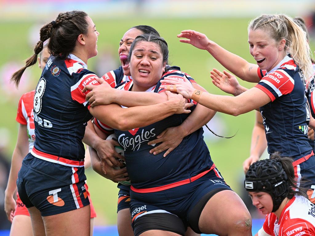 Amber Hall and her Roosters side are in good form. Picture: Izhar Khan/Getty Images