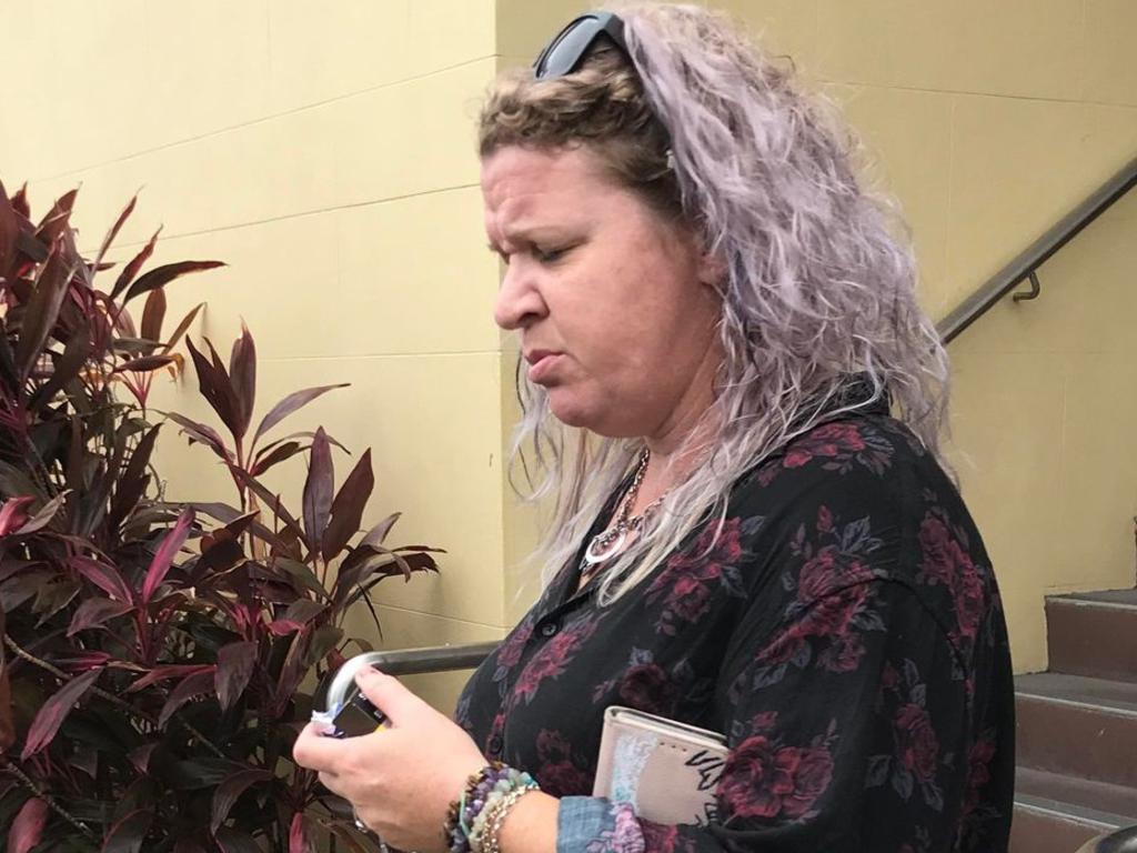 Vanessa Stringer, 46, appeared in Mackay District Court after being charged with possession of meth and supplying drugs. Photo: Zoe Devenport