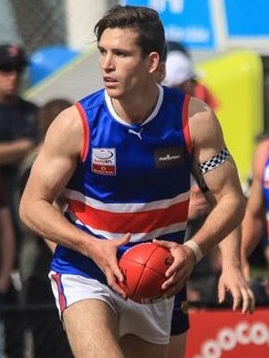 Frank Anderson in action for South Croydon in 2018. Picture: Davis Harrigan