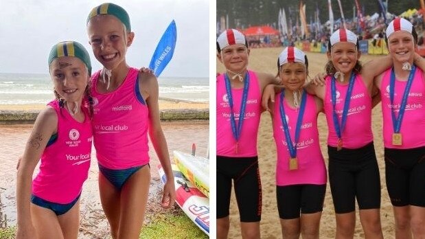 NSW Surf Life Saving titles: Besties and little heroes shine in big wet