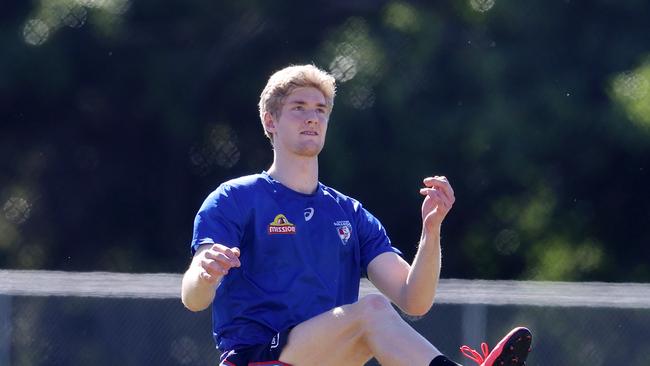 Western Bulldogs training on the Gold Coast. 16/07/2020. Tim English of the Bulldogs . Pic: Michael Klein