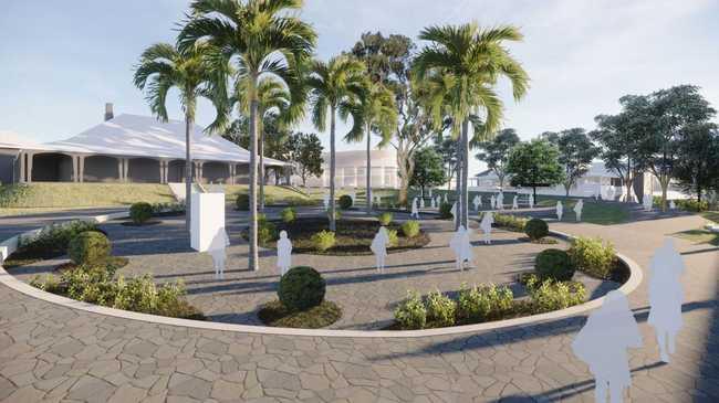 An artist's impression of what the new masterplan at Fairholme College would look like.