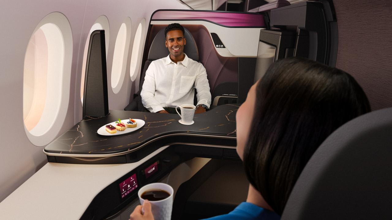 The Qsuite will be flown on Virgin Australia flights from June. Picture: Supplied,