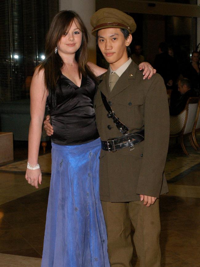 MAY 28, 2005: Reporter: Jasmine Griffiths. Hillcrest Christian College formal at the Crowne Plaza, Surfers Paradise. Billie Casey-Jabore 16 years and Kevin Xou 18 years. PicFiona/Harding