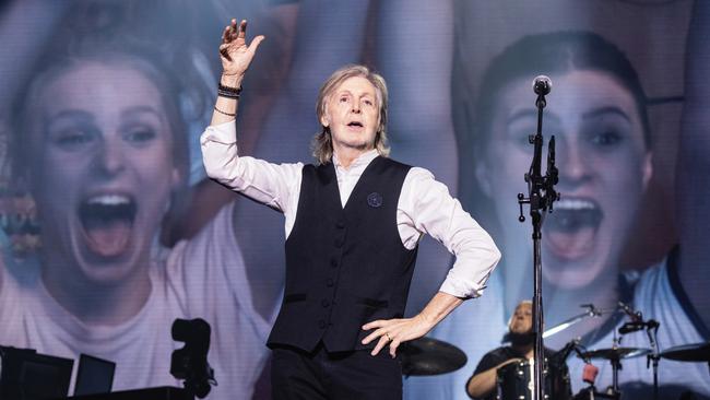 Paul McCartney showed no sign of slowing down during his Got Back tour of Australia. Picture: MPL Communications/MJ KIM