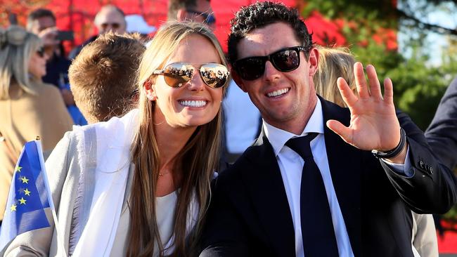 Rory McIlroy and Erica Stoll.