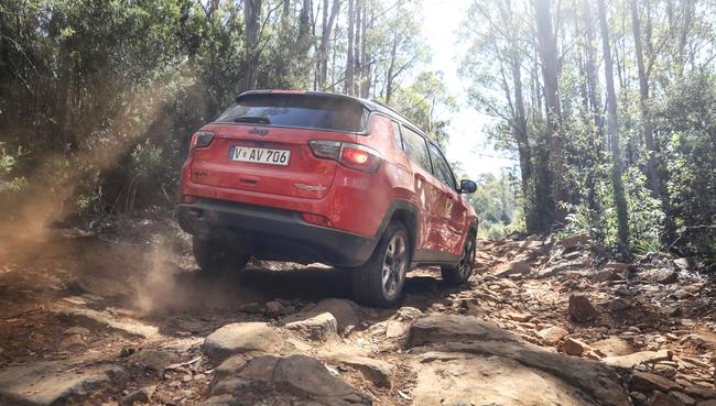 The turbo diesel Trailhawk uses a claimed 5.7 litres/100km