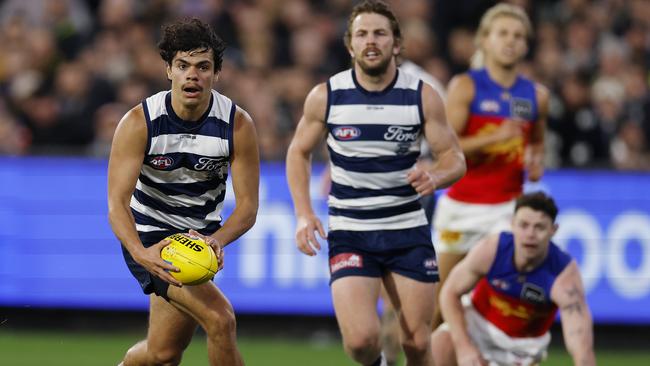 Geelong’s Lawson Humphries was one of the big success stories of the Cats’ 2024 season. Picture: Michael Klein