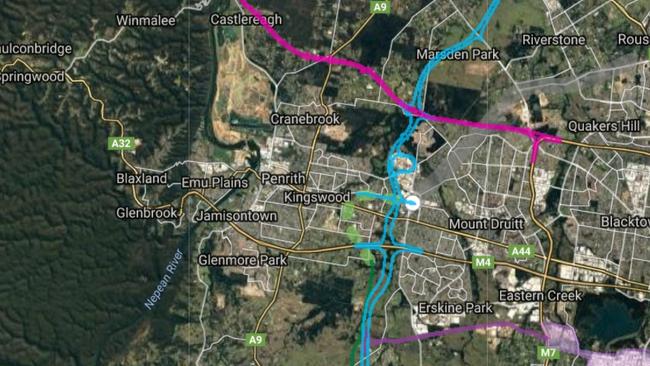 The North South Rail Link in western Sydney falls short for The Hills. Picture: Transport for NSW