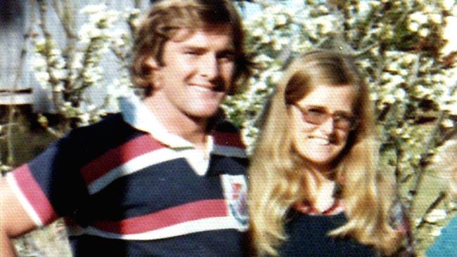 Chris Dawson and wife Lynette pictured in 1974.