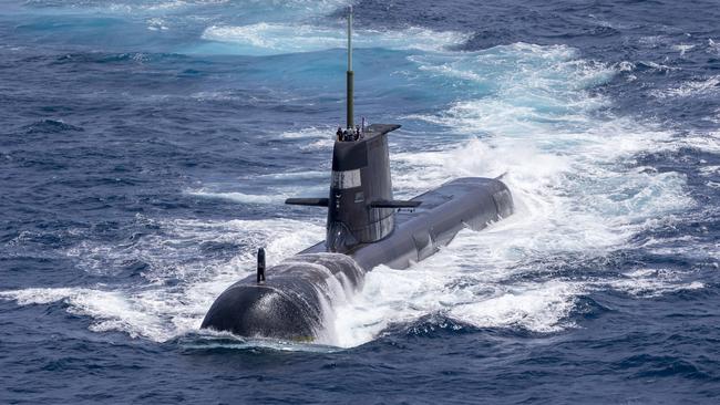 Australia is looking to update its submarine fleet in the 2030s via this historic deal. Picture: Australian Defence Force via Getty Images