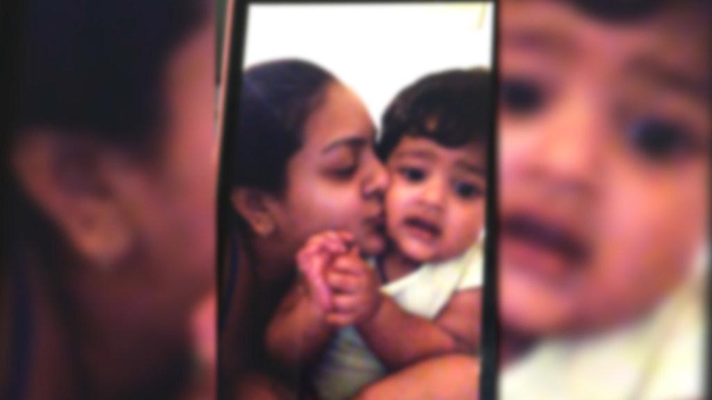 Tragic video of mum and toddler