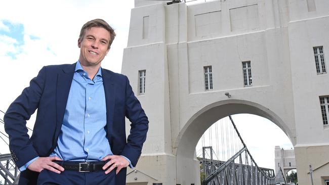 Cr Julian Simmonds (Walter Taylor) has stepped down as Brisbane’s City Planning chairman as he campaigns for the federal election. Picture: AAP/John Gass