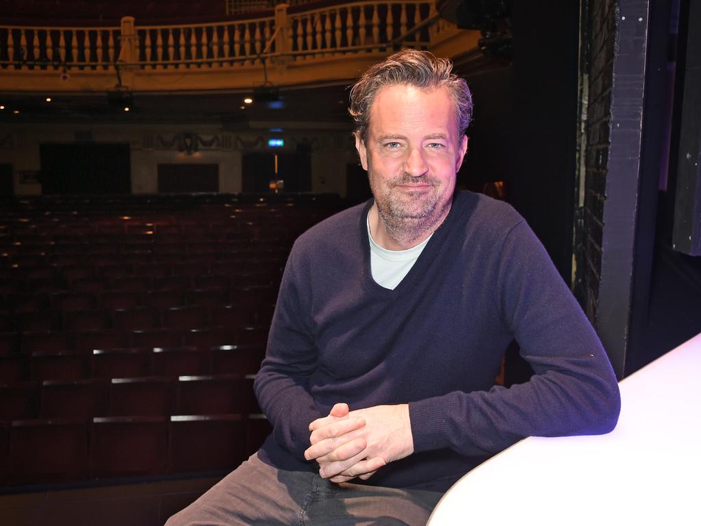 Matthew Perry at a photocall for The End Of Longing, a play which he wrote and starred in on London’s West End. Picture: Getty Images