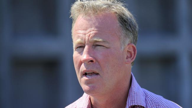 Tasmanian Premier Will Hodgman at the Museum of Old and New Art on Monday. Picture: AAP/Rob Blakers
