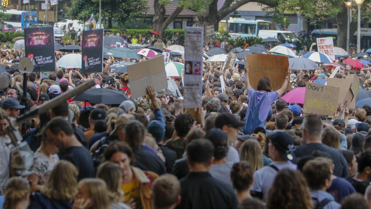 The NSW government is on the nose with young voters over the so-called ‘war on music festivals’. Picture: AAP