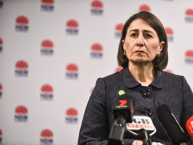 NSW premier Gladys Berejiklian will respond to the report next week. Picture: NCA NewsWire/Flavio Brancaleone