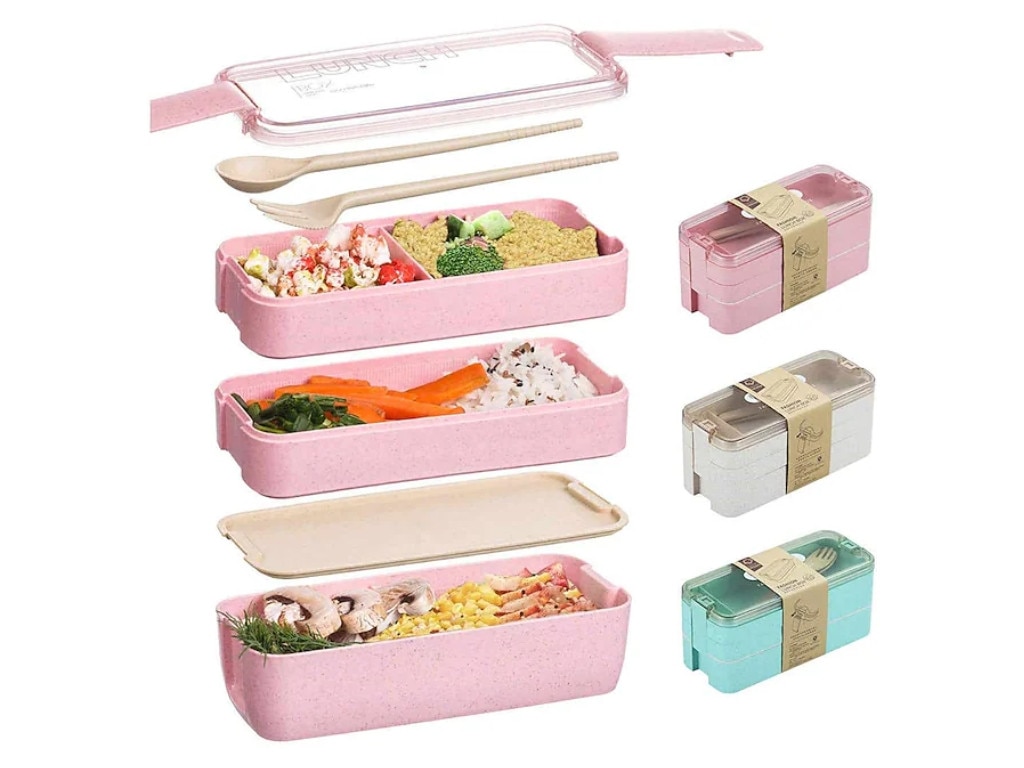 Three Layer Portable Lunch Box. Picture: Light in the Box.