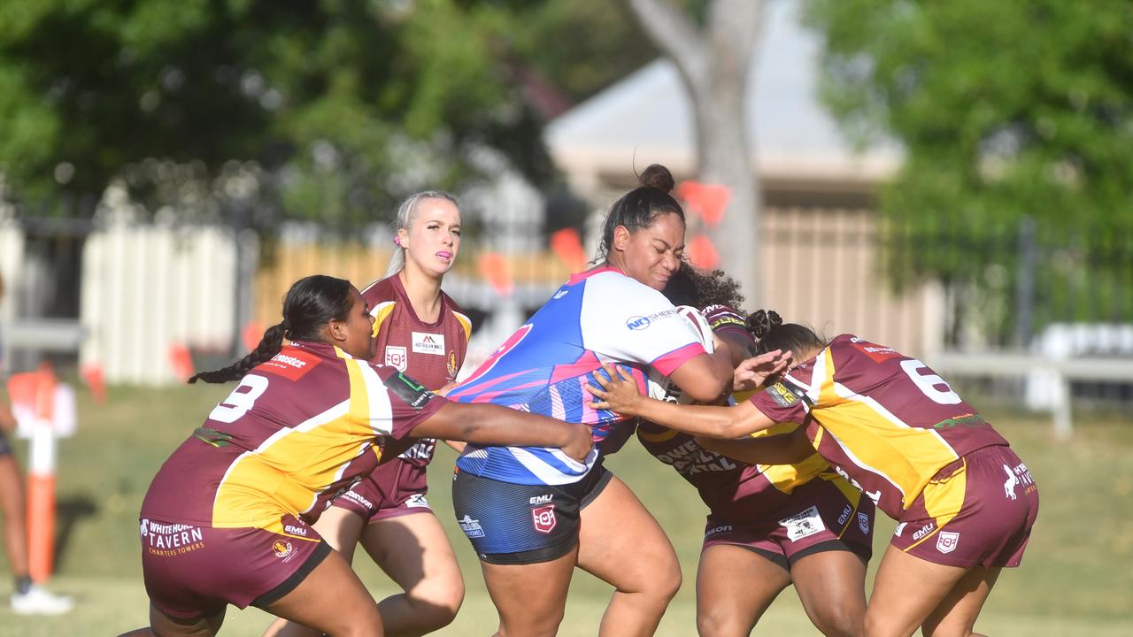 Womens rugby league game between Charters Towers and Western Lions. Lions Easther Mikaele. Picture: Evan Morgan