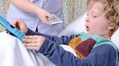 An example of someone using the app to diagnose their child’s cough.