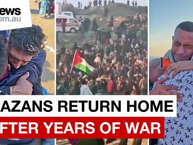 Gazans return home to the north after years of war