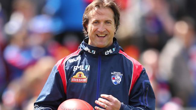 Luke Beveridge will be at the Bulldogs until at least 2020. Picture: Getty Images