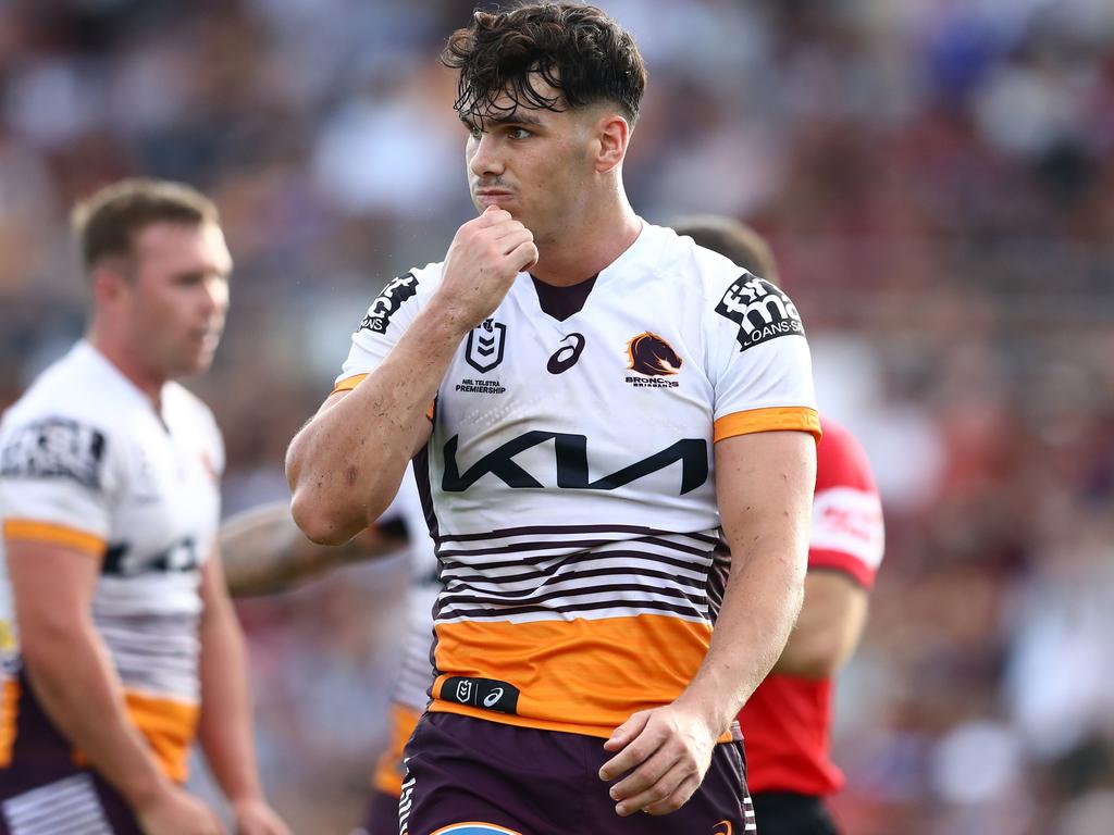 In-form Broncos star Herbie Farnworth is a wanted man. Picture: Chris Hyde/Getty