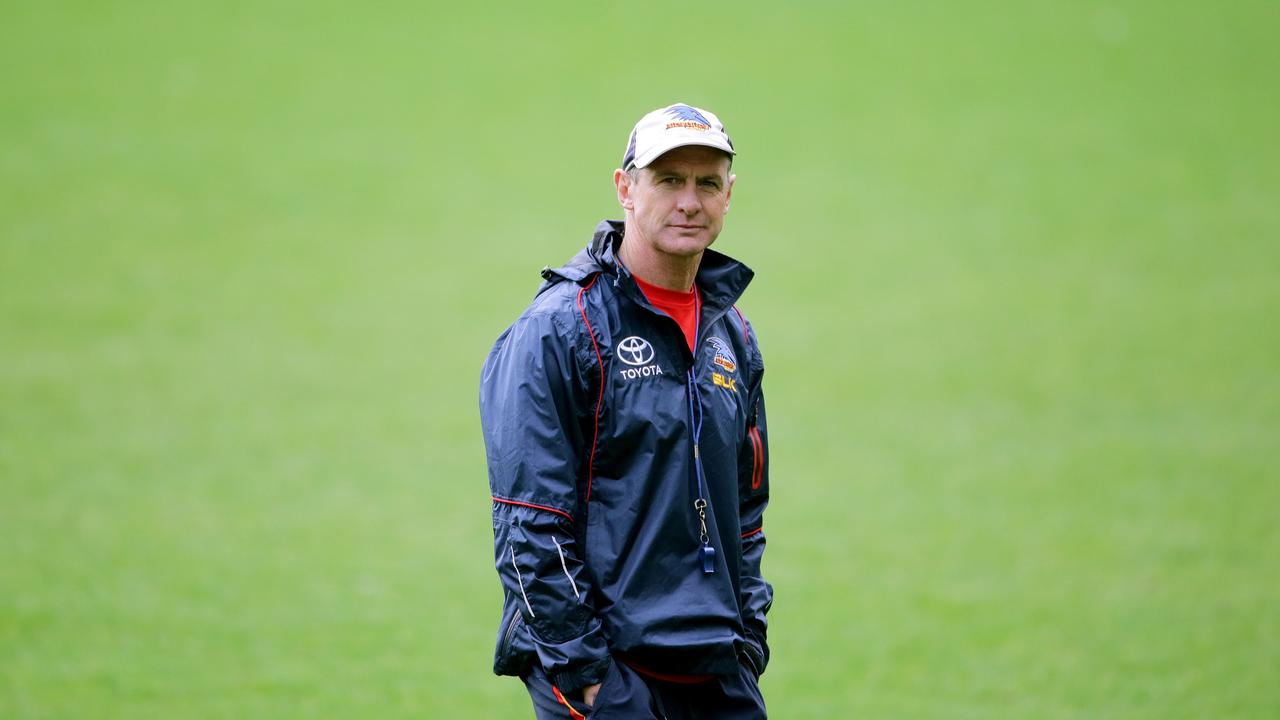 Crows training pictures Crows coach Phil Walsh. Picture Dylan Coker