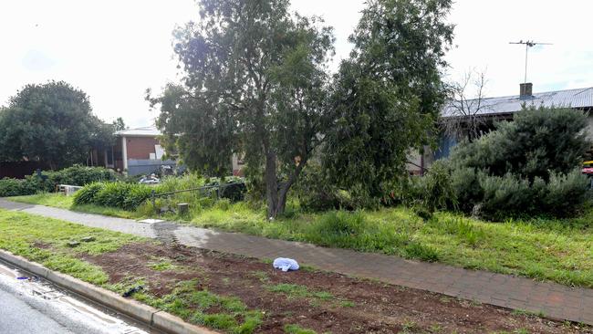 The scene of the fatal crash at Elizabeth Downs. Picture: Roy Vandervergt