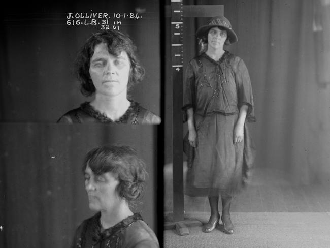 Jean Olliver helped Sarah Boyd dispose of her baby’s body and was sentenced to 12 months’ jail. Picture courtesy of NSW Police and Forensic Photography Archive, Sydney Living Museums