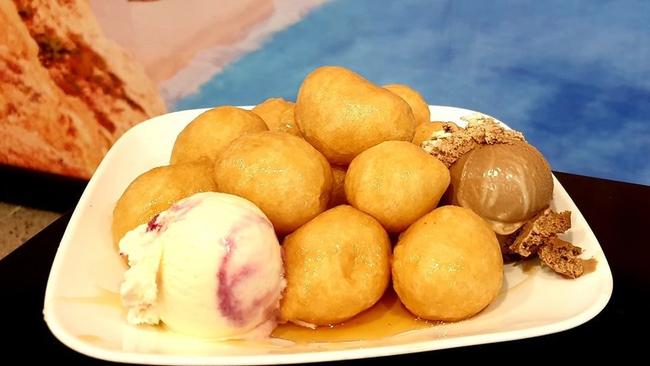 It also served Greek doughnuts called loukoumathes. Picture: Facebook