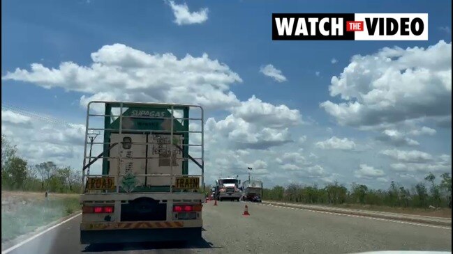 Katherine checkpoint during November lockdown