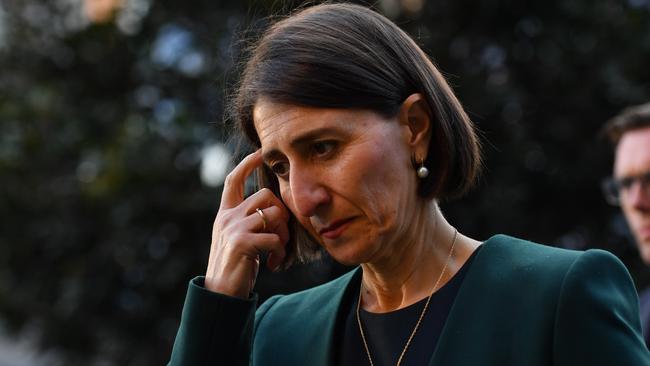 Gladys Berejiklian has hardly been forthcoming – with either the public of ICAC – about her relationship with Daryl Maguire and how it impacted her decision making. Picture: Getty Images