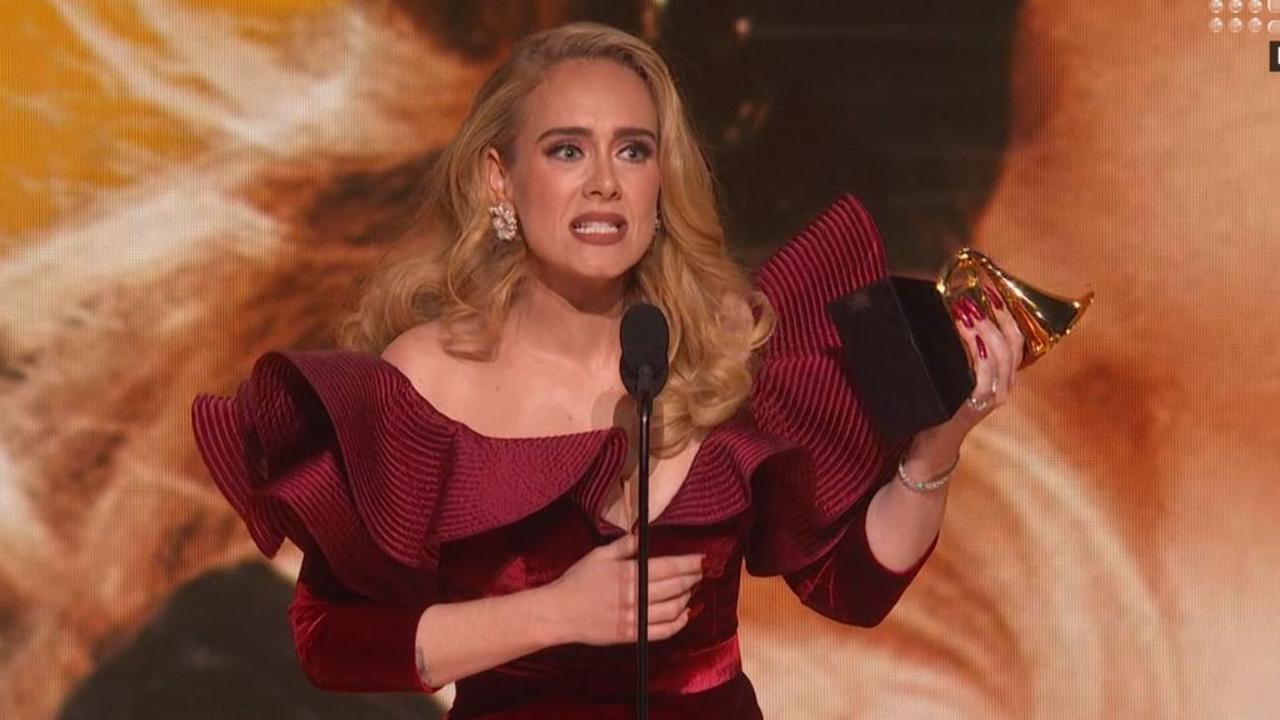 8) Adele wins Grammy for Best Pop Solo Performance