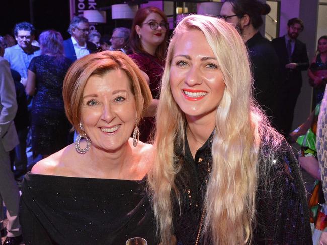 Lynn Benzie and Nicole Hargreaves at Asia Pacific Screen Awards at HOTA, Bundall.  Pic: Regina King (copyright restrictions apply 07 55322193). "FEES APPLY, ONE TIME USE, NO ON-SELL OR ON-PASS". Pic for The Inside Word GC Bulletin ONE TIME USE ONLY. Please call for permission to use