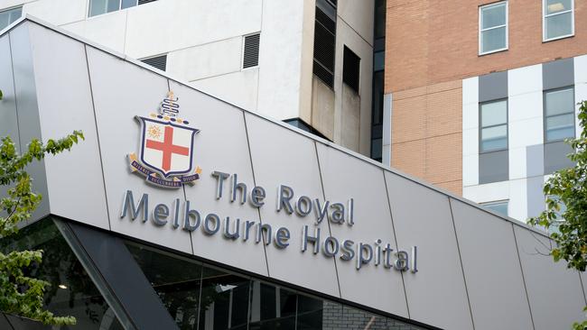 2412 hospital workers were attacked at the Royal Melbourne Hospital. Picture: Andrew Henshaw