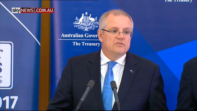 Morrison says budget on track for surplus