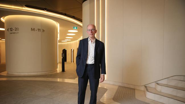 QBE group chief executive Andrew Horton said despite a number of natural and political catastrophes there was “positive momentum” throughout the business. Picture: Britta Campion