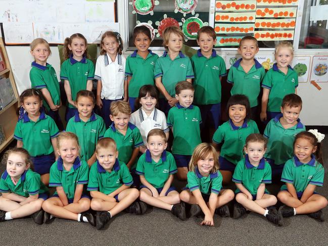 Miami State School prep class. Back Row L to R: Frankie White, Poppy White, Vivi Grutkova, Vienna Baucke, Taylor Pennock, Flynn Popa, Zane Kalic, Layla Irvine. Middle: Aja Heeren, Evie Mensink, Oscar Bonenti, Sophia Seamons, Locky Baillie, Leona Kurokawa, Ezekiel Schaumkell. Front: Sierra Williamson, Sophie Schmid, Jimmy McGuigan, TÕJay Baillie, Sunny Spyer, Bella Vince, Koa Sato. Photo by Richard Gosling