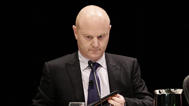 In the June half, CBA earnings actually fell three per cent relative to the December half-year. Adam Yip/The Australian