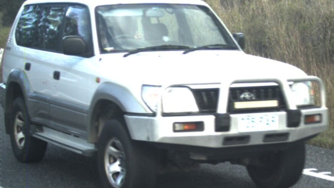 She was driving a white 1995 Toyota Prado. Picture: Queensland Police